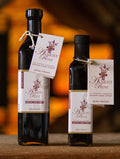 Richland Almost Rum Cane Syrup bottles with recipe cards. Gluten free